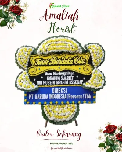 Papan Bunga Duka di Watulondo